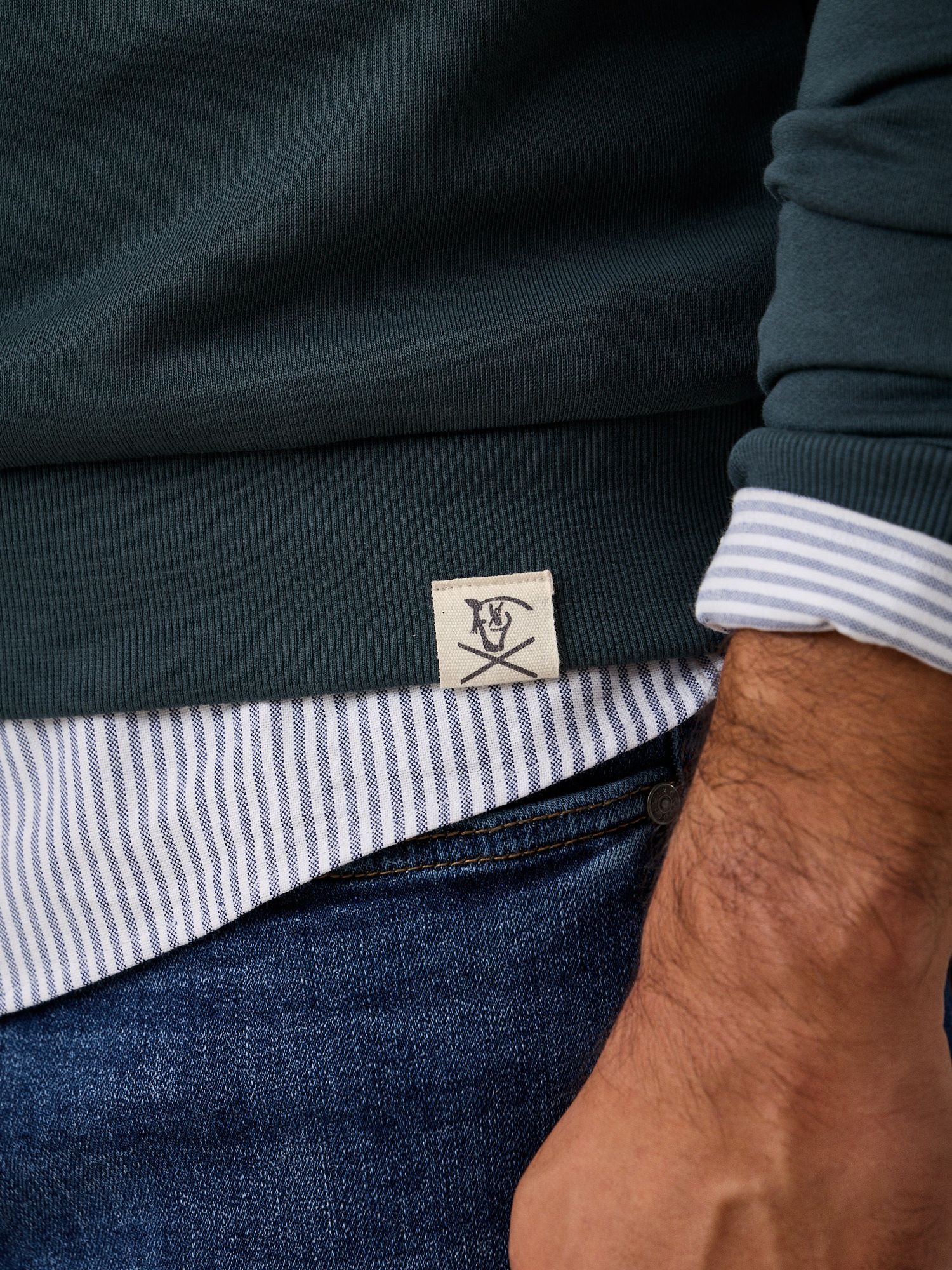 Sweatshirt Quarter | Azul Lago