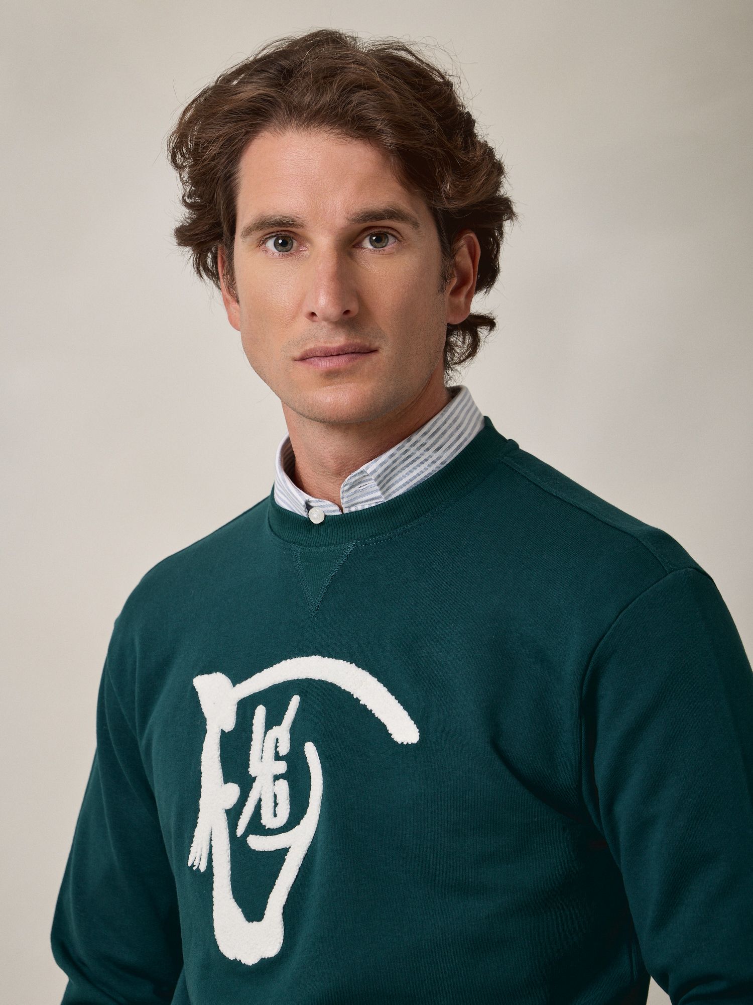 Sweatshirt Horse | Verde Egeu