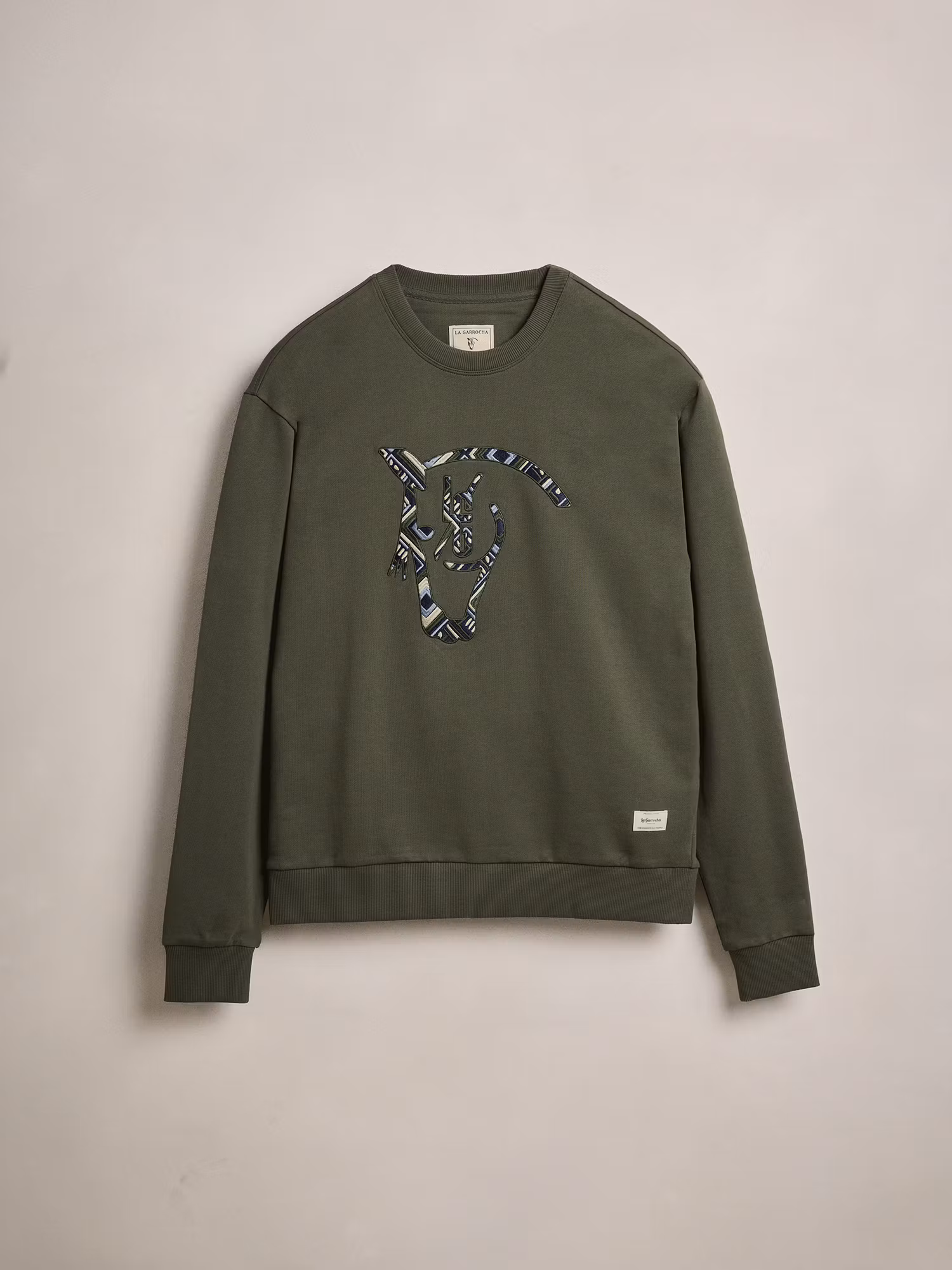Ethnic Sweatshirt | Khaki