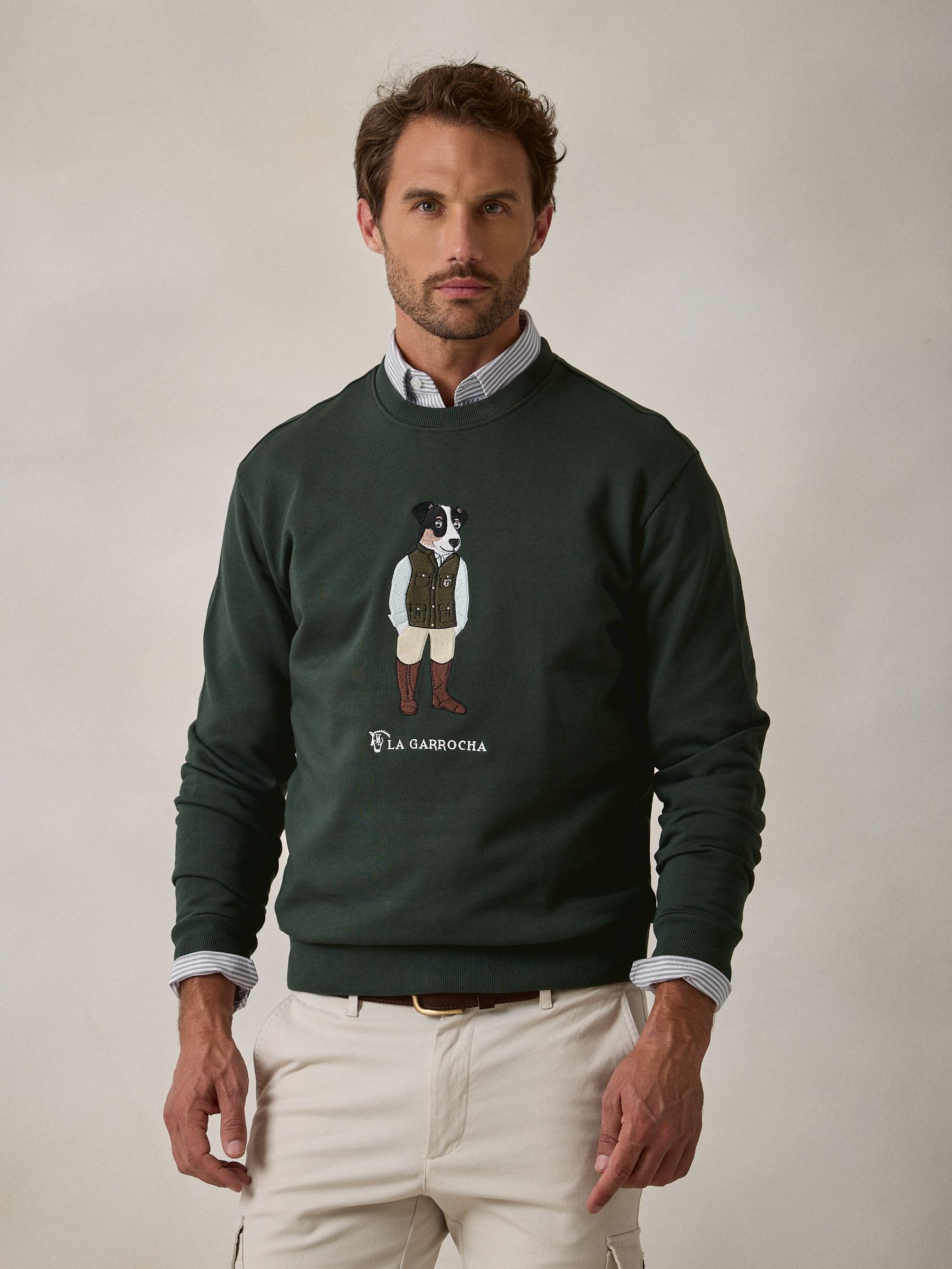 Sweat-shirt Rocho | Vert Sapin