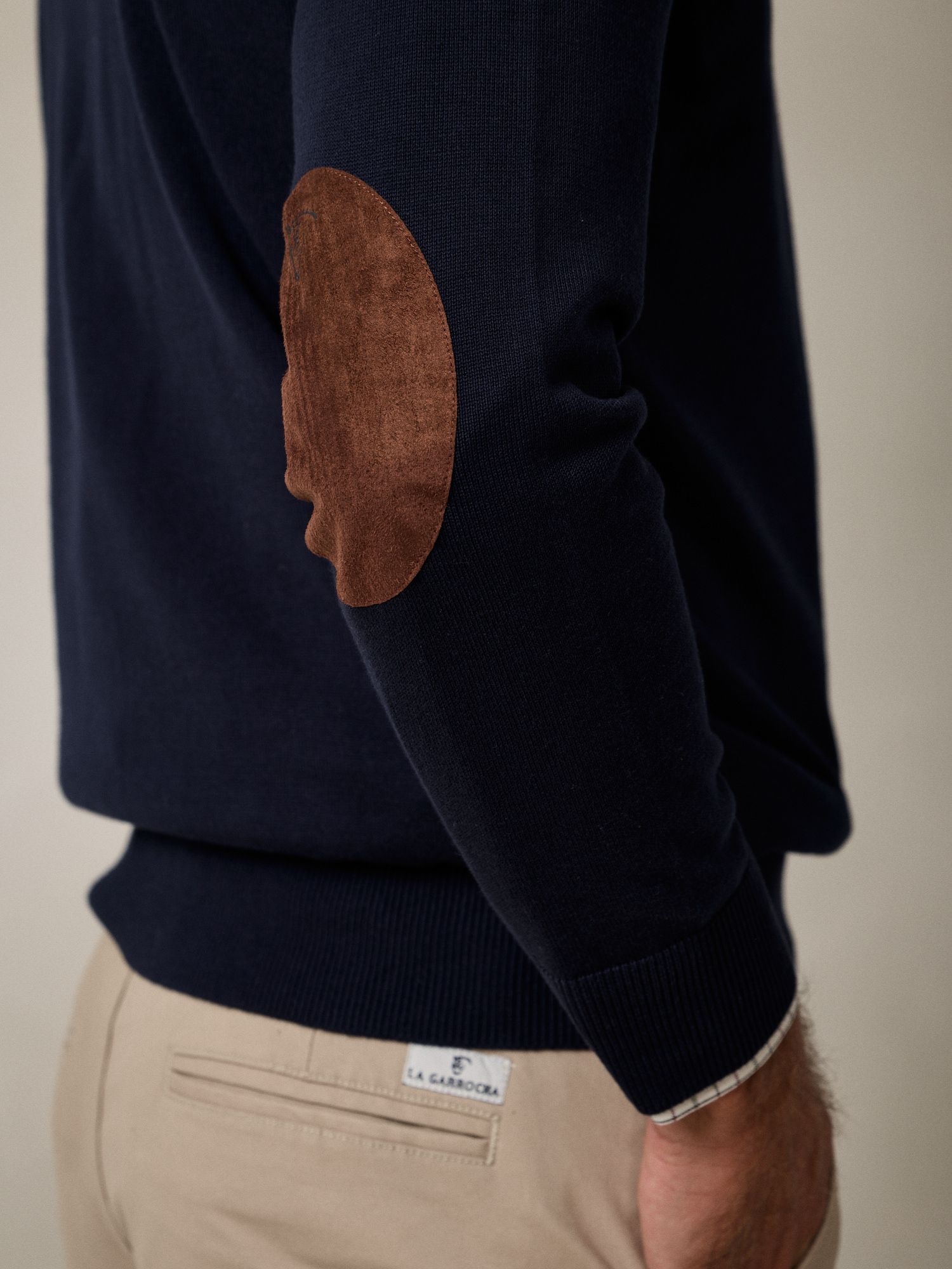 Pull Demi-Zip Brand | Bleu Marine