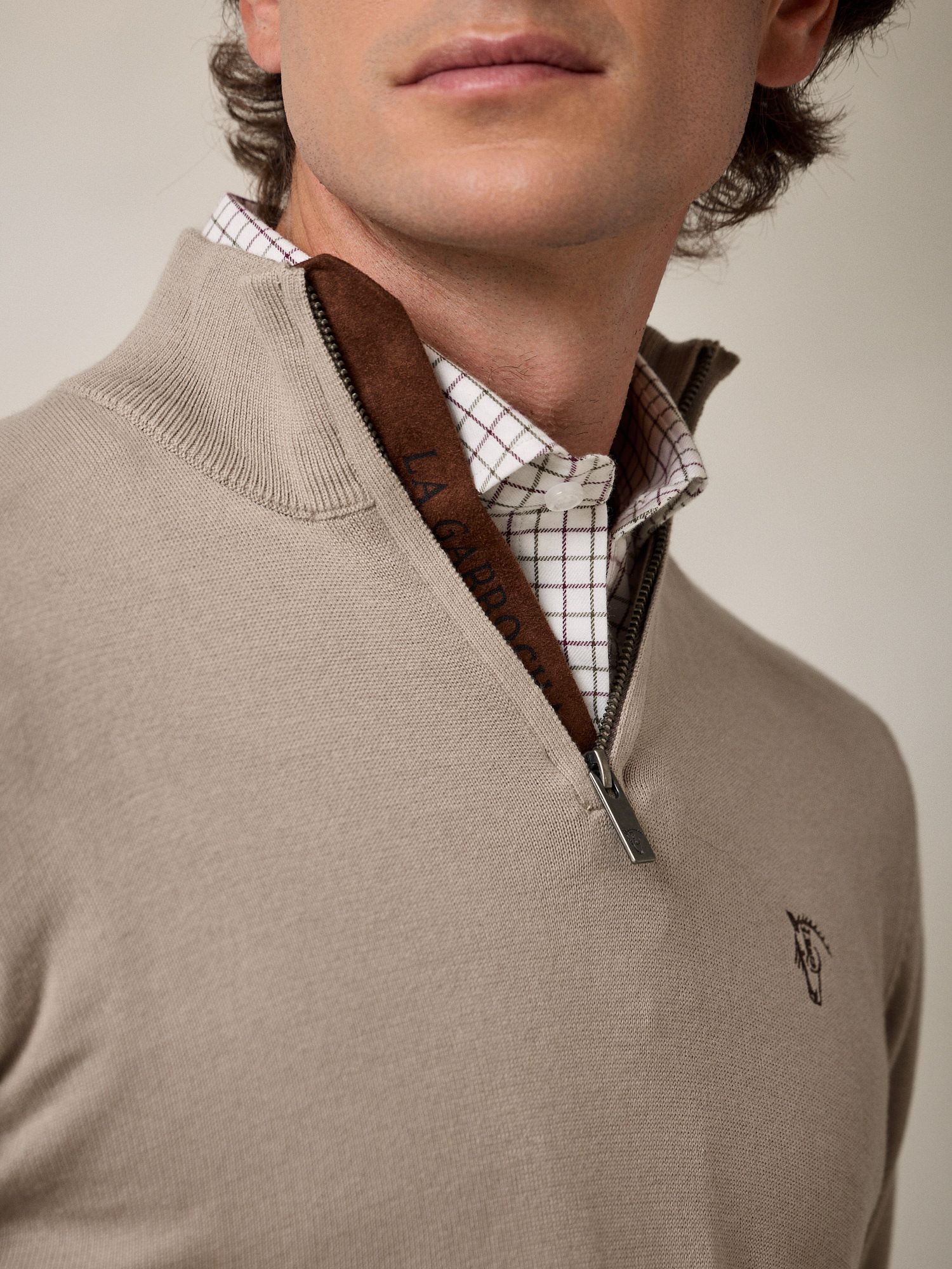Pull Demi-Zip Brand | Pierre
