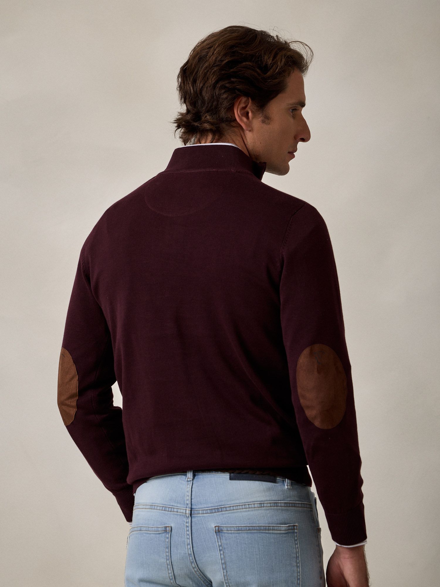 Pull Demi-Zip Brand | Mûre