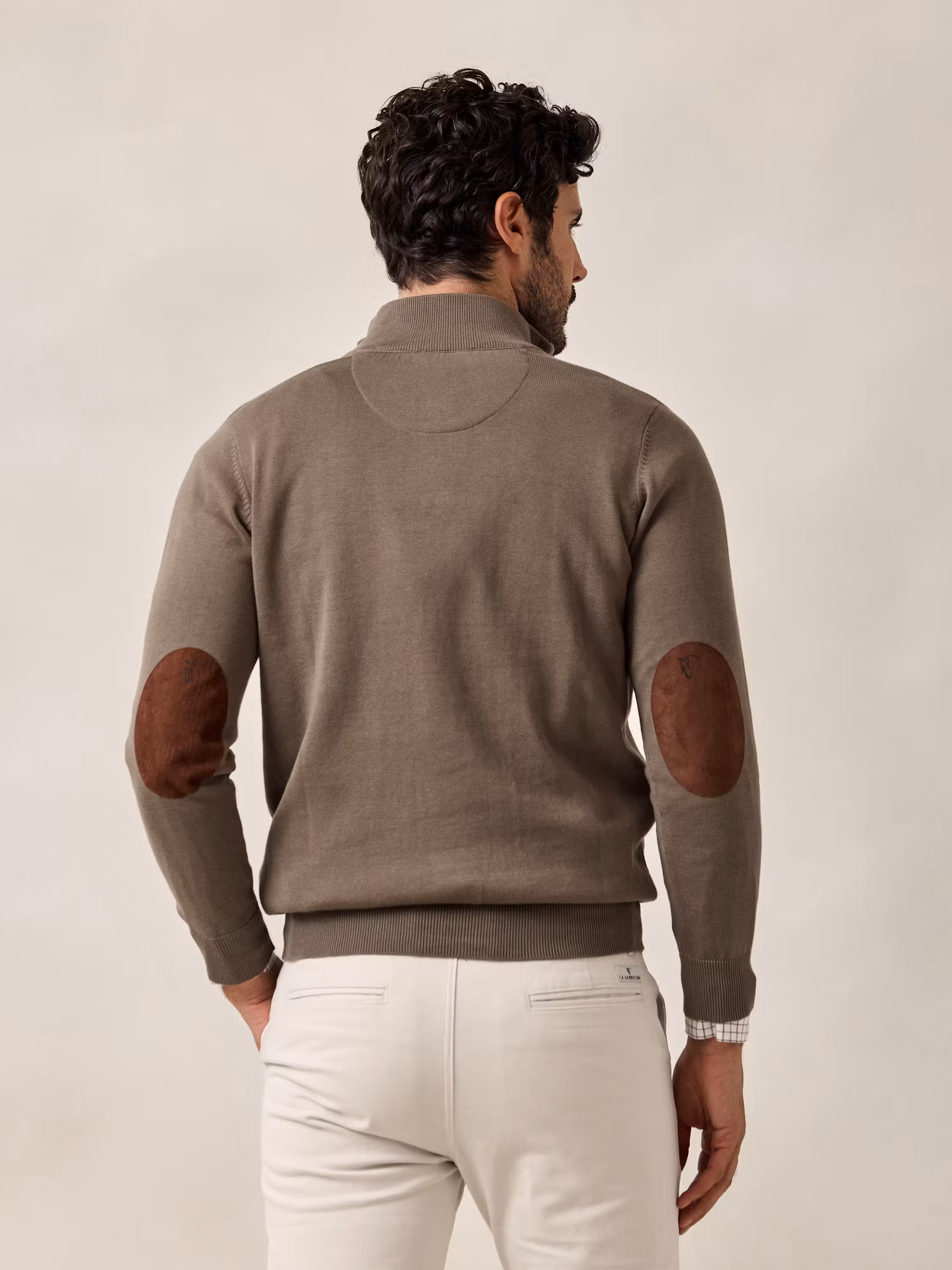 Suéter Com Zíper Frontal Brand | Verde Oliva