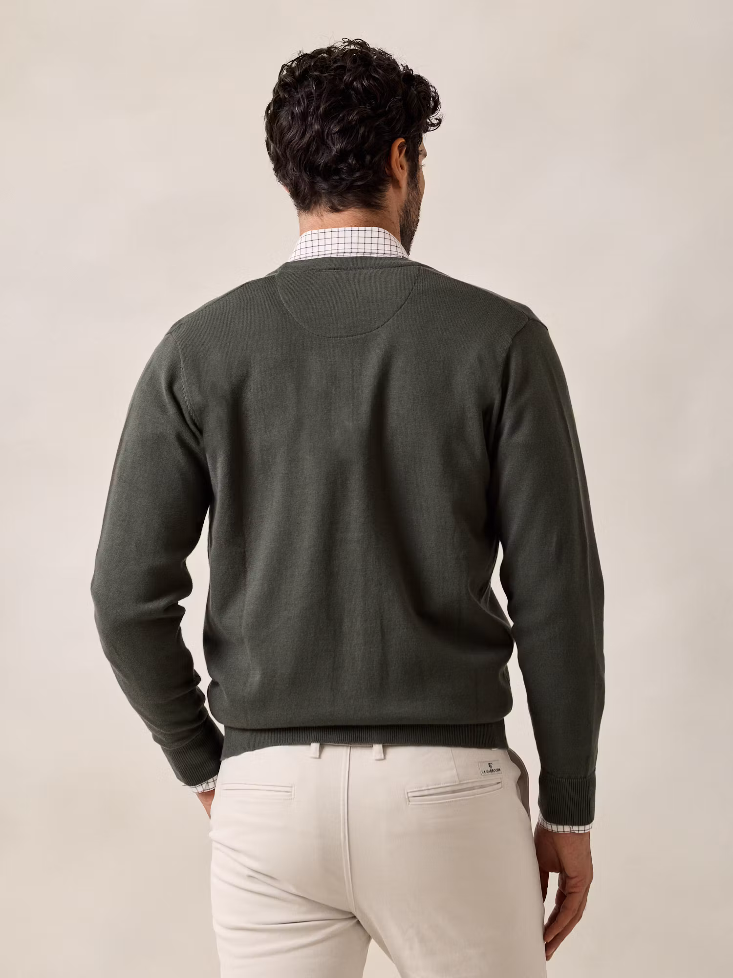 Cardigan com botões | Verde Abeto