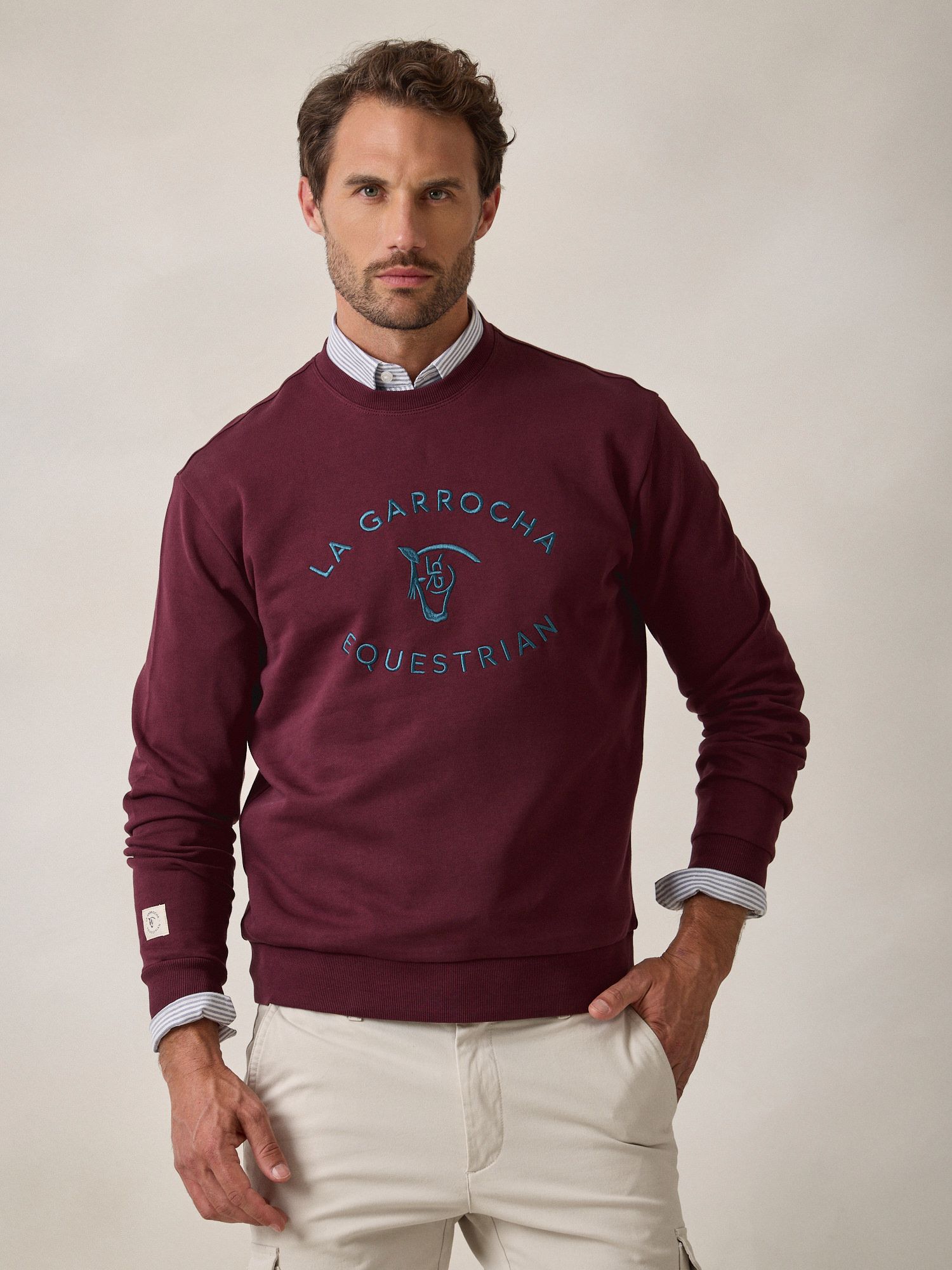 Sudadera EQ Letters | Mulberry