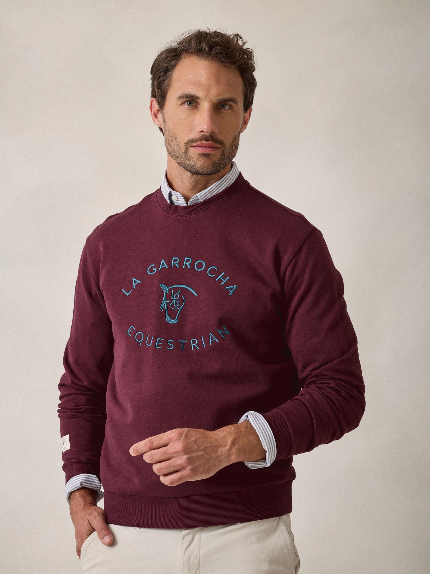 Sudadera EQ Letters | Mulberry