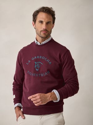 Sweat-shirt lettres EQ | Mûre