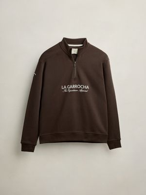Sudadera Media Cremallera Apparel | Moka