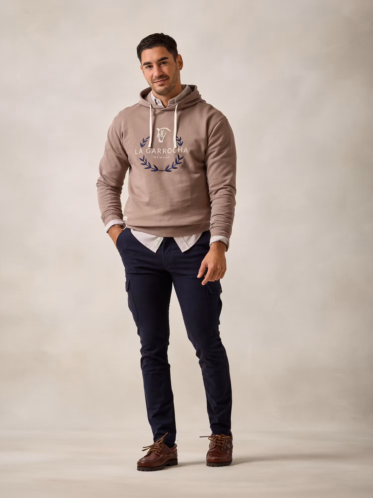 Sweatshirt com Capuz Laurier | Sépia