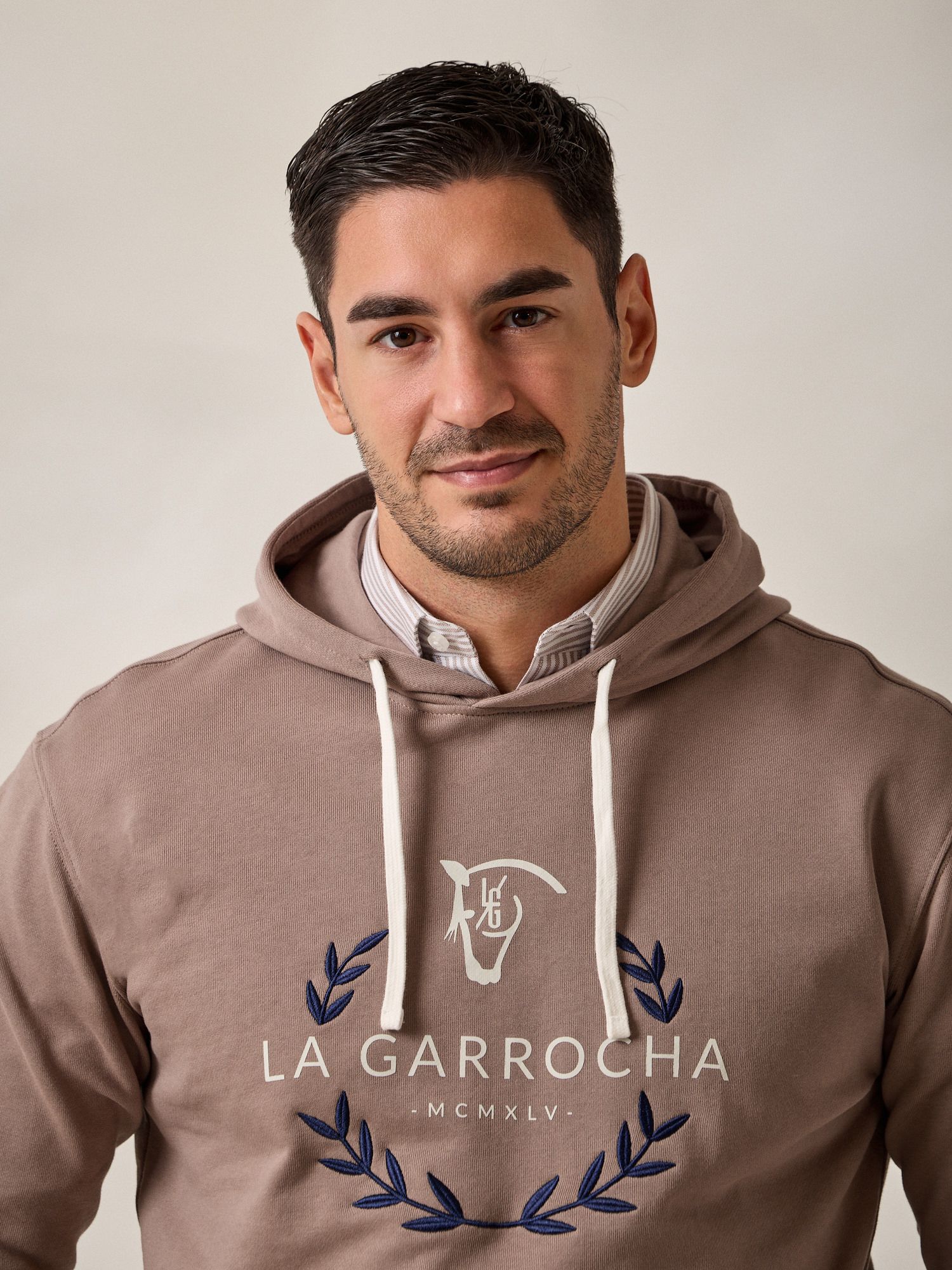 Sweatshirt com Capuz Laurier | Sépia