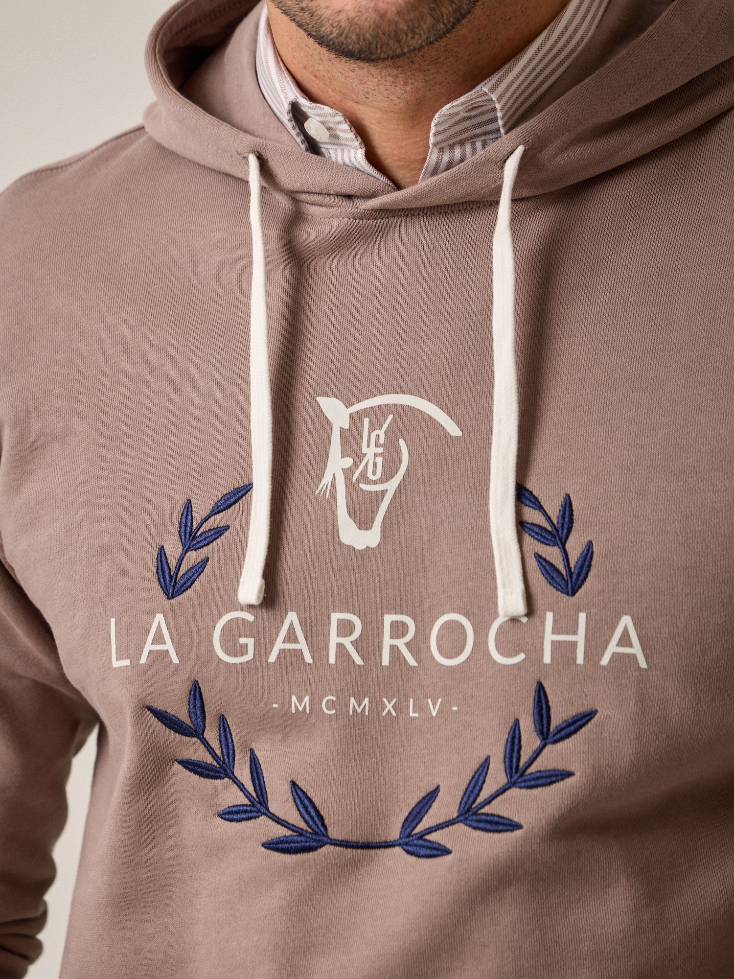Sweatshirt com Capuz Laurier | Sépia