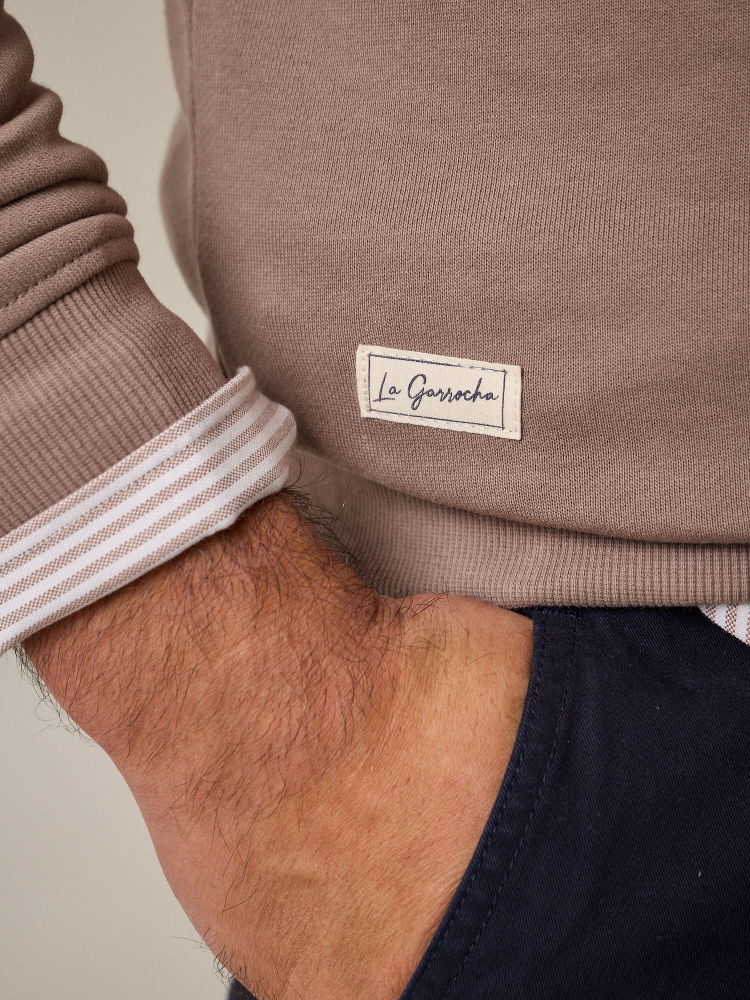 Sweatshirt com Capuz Laurier | Sépia