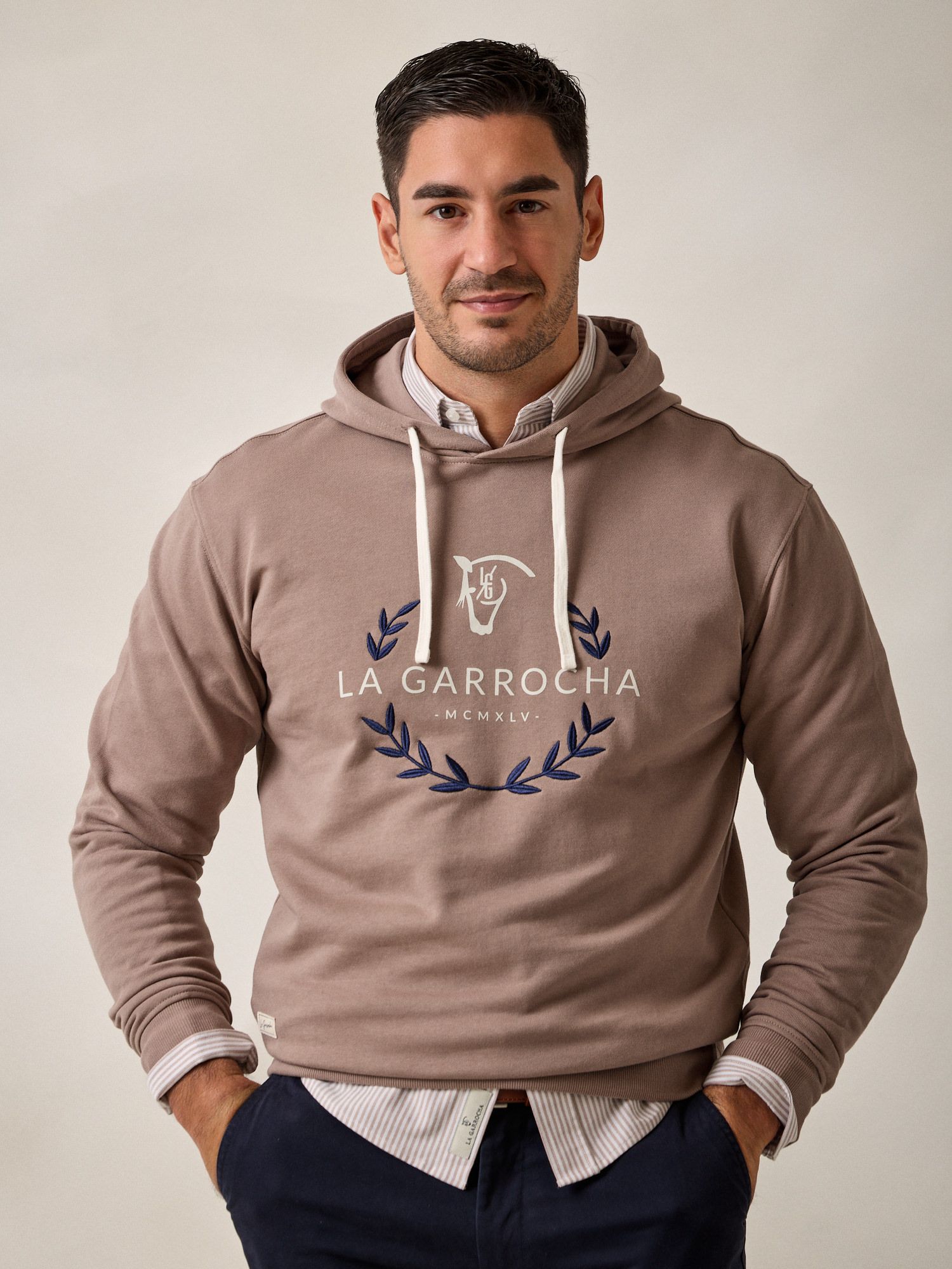 Sweatshirt com Capuz Laurier | Sépia
