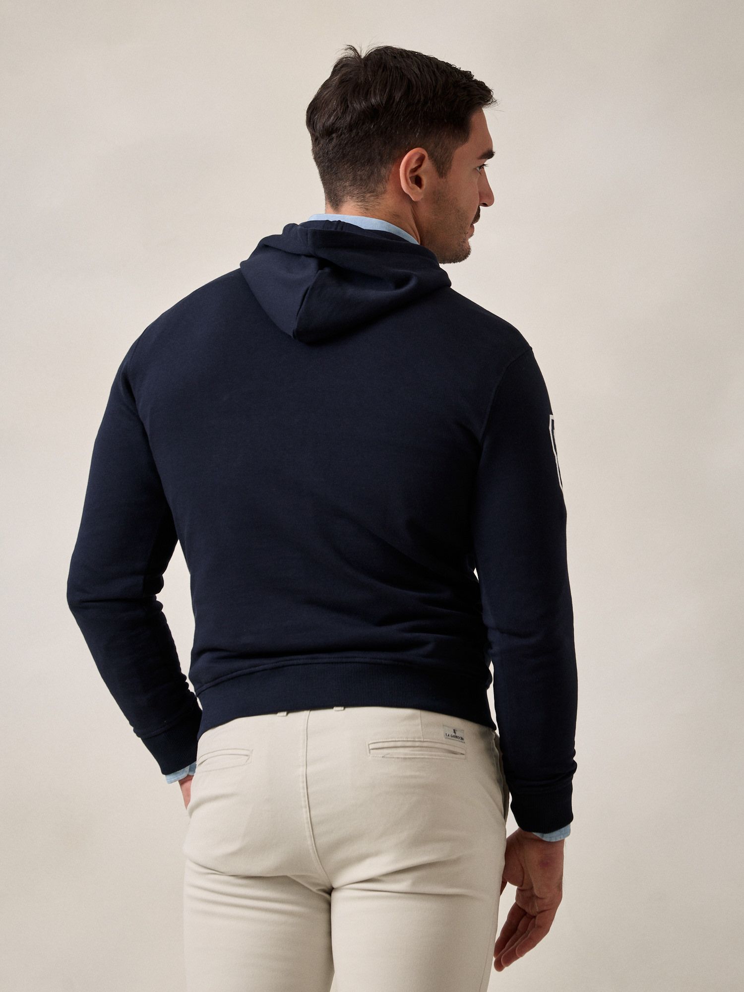 Sweatshirt com capuz Dressage | Azul Marinho