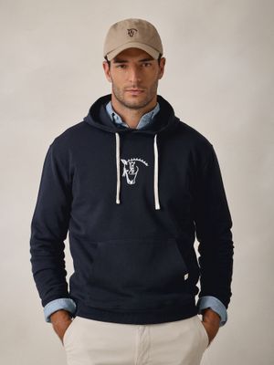 Sweat à capuche basique | Bleu Marine 