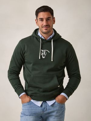 Sweat à capuche basique | Vert Sapin