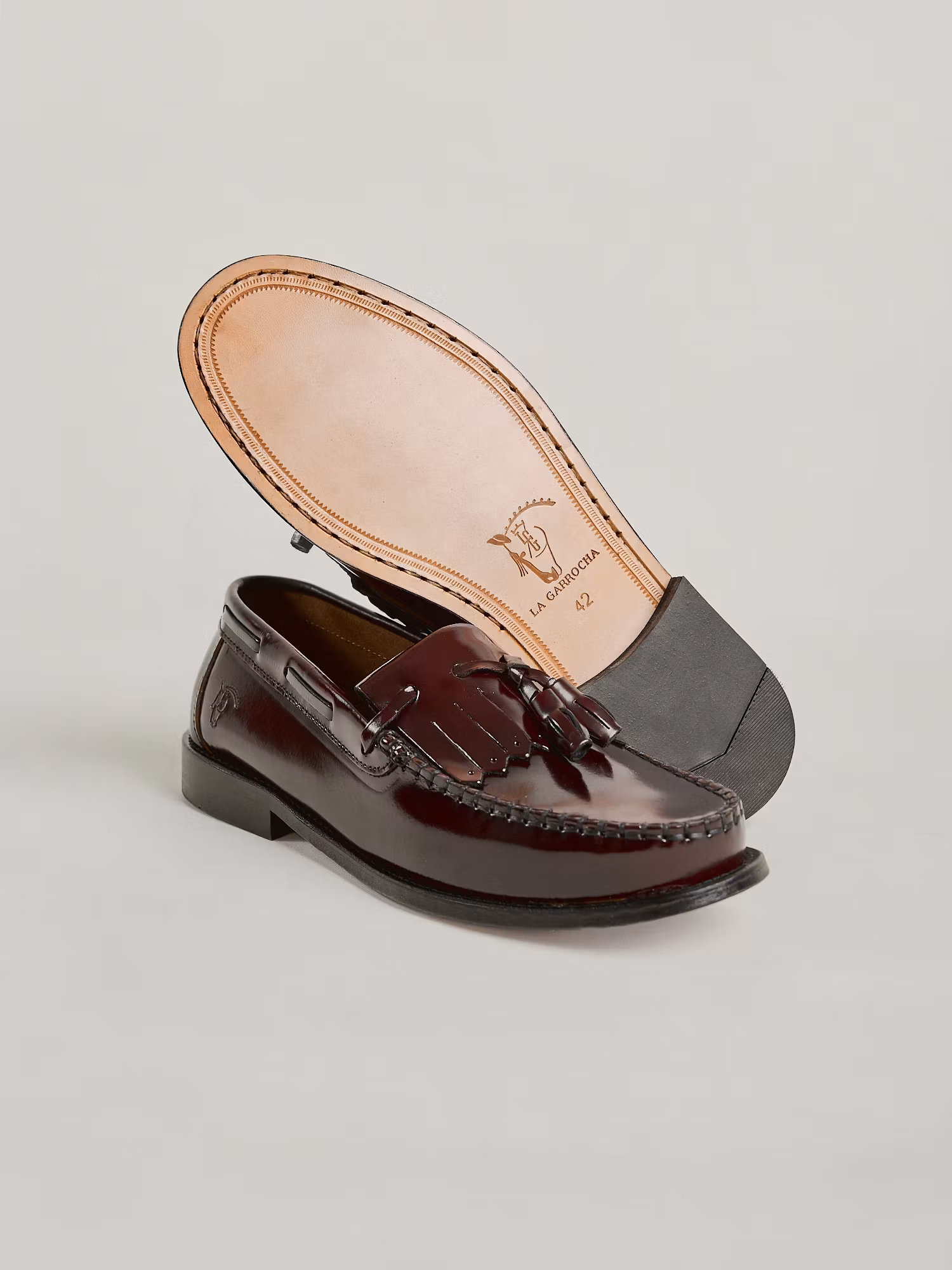 Zapato Castellano Borlas | Burdeos