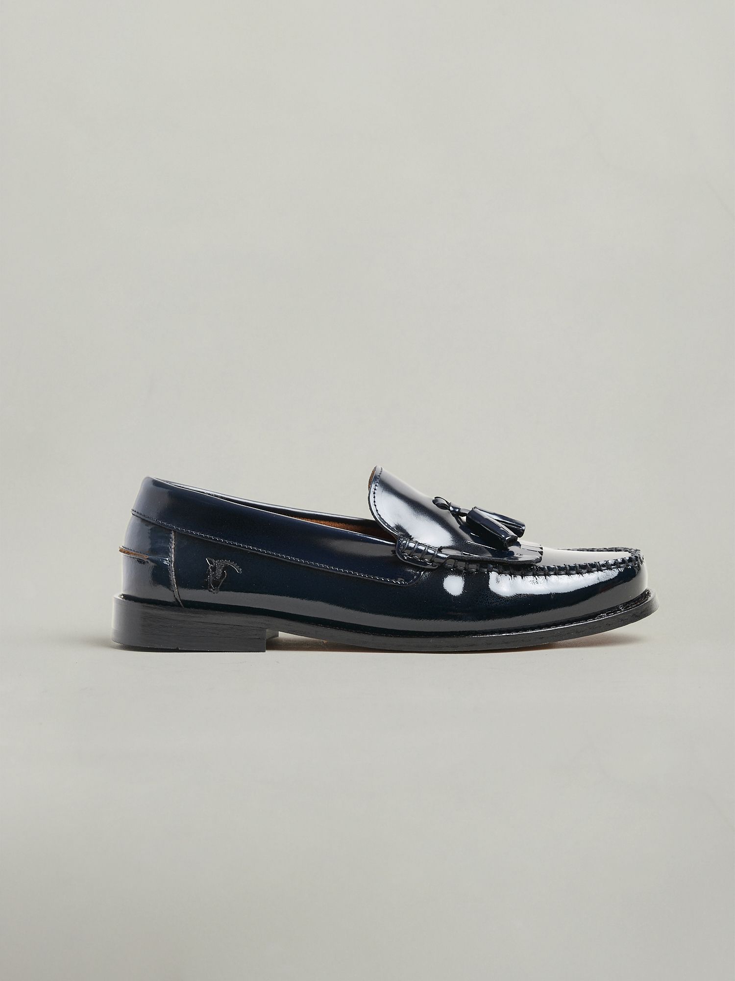 Mocassin à Pampilles | Bleu Marine