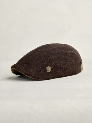 Laredo Mixed Fabric Cap | Brown