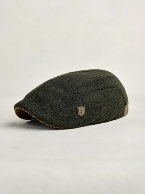 Laredo Mixed Fabric Cap | Green