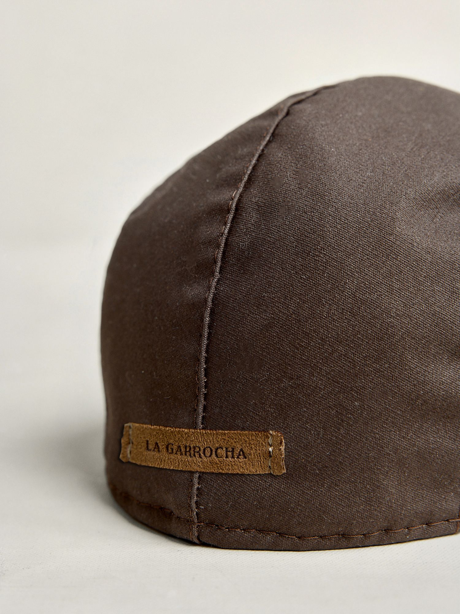 Casquette Effet Ciré | Marron