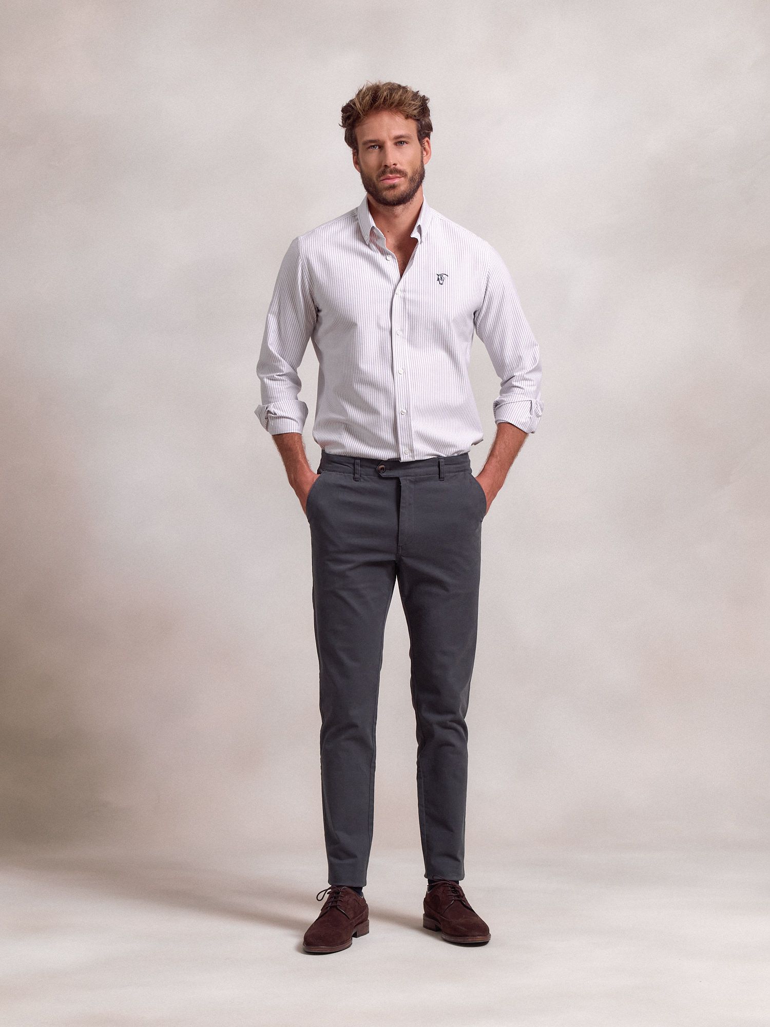 Slim fit Chino | Slate Grey