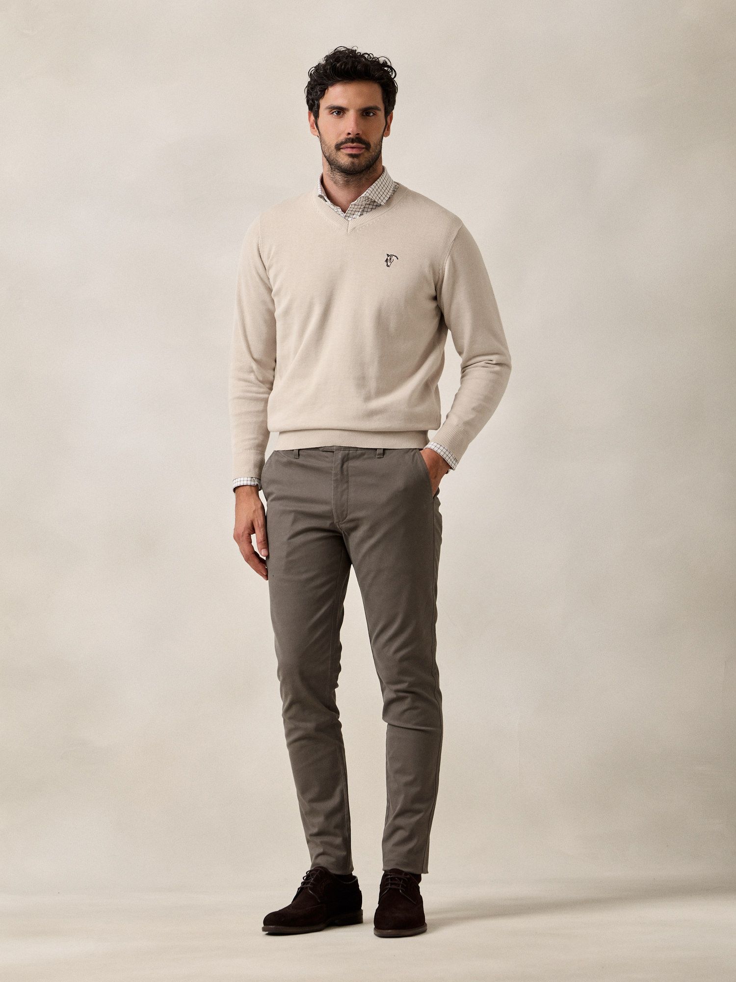 Chino Slim-Fit | Brun Clair