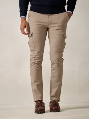 Pantalon cargo coton | Camel