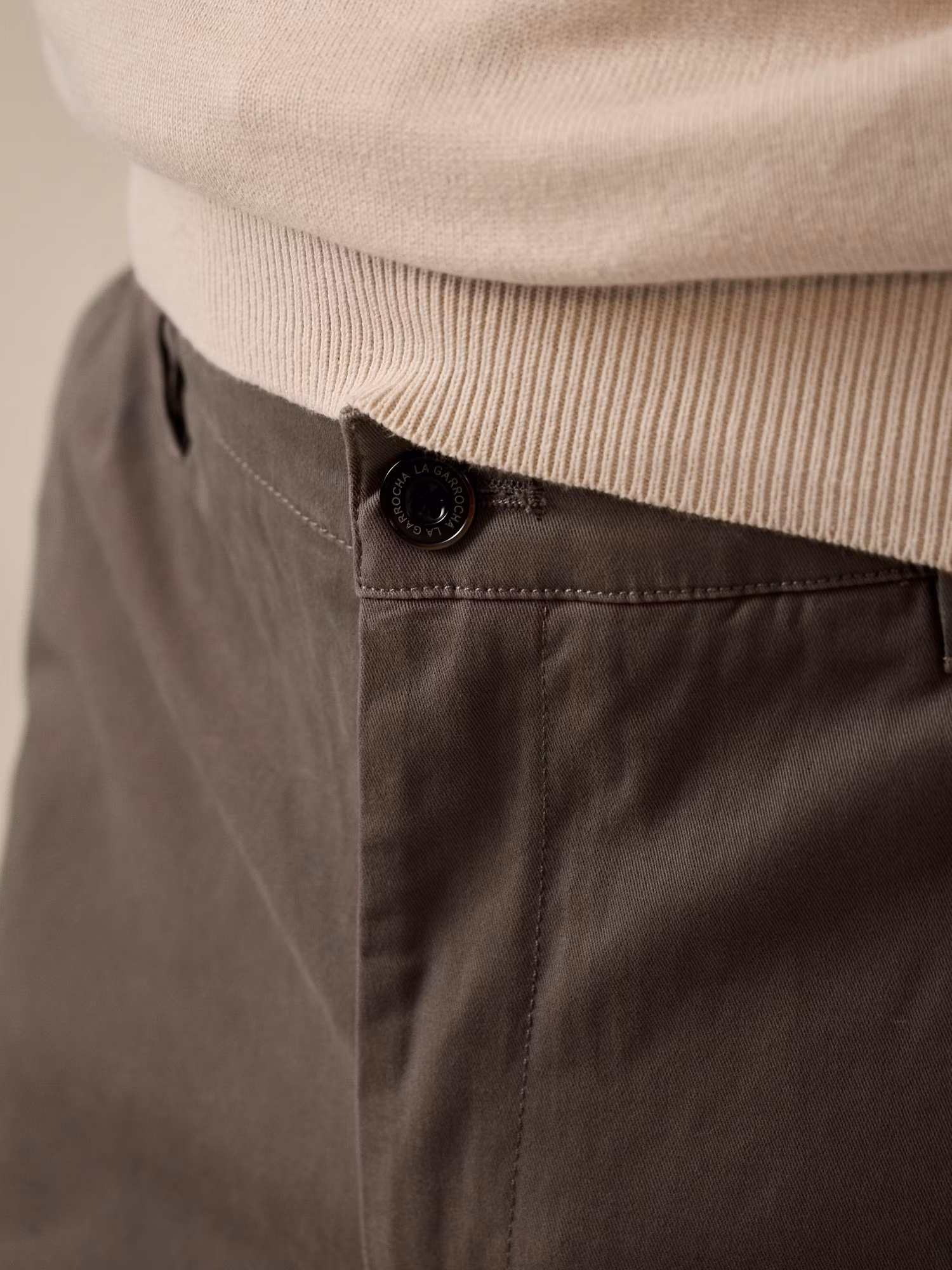 Cotton cargo trousers | Tan