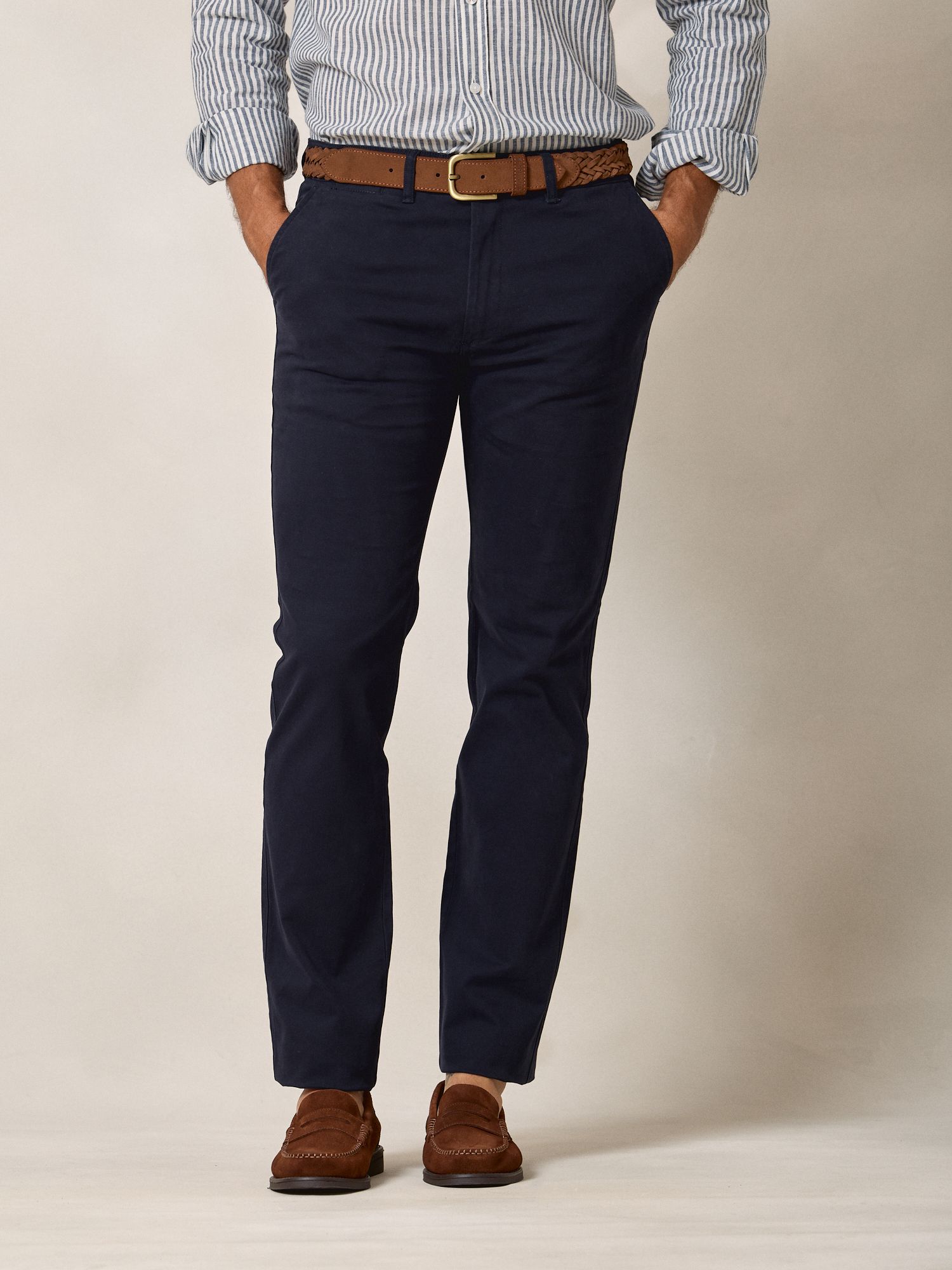 Regular Chinos | Navy Blue
