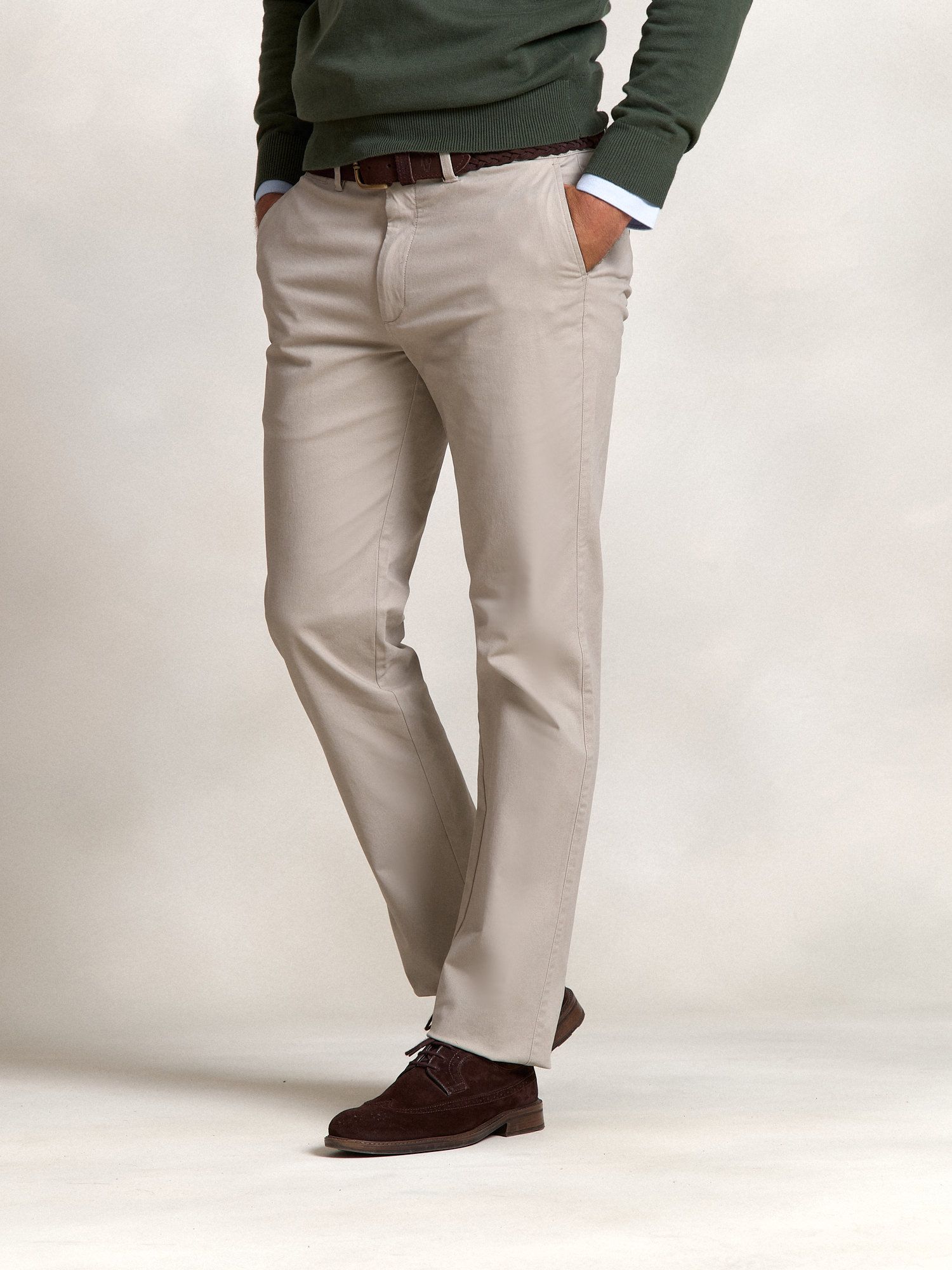 Regular Chinos | Stone