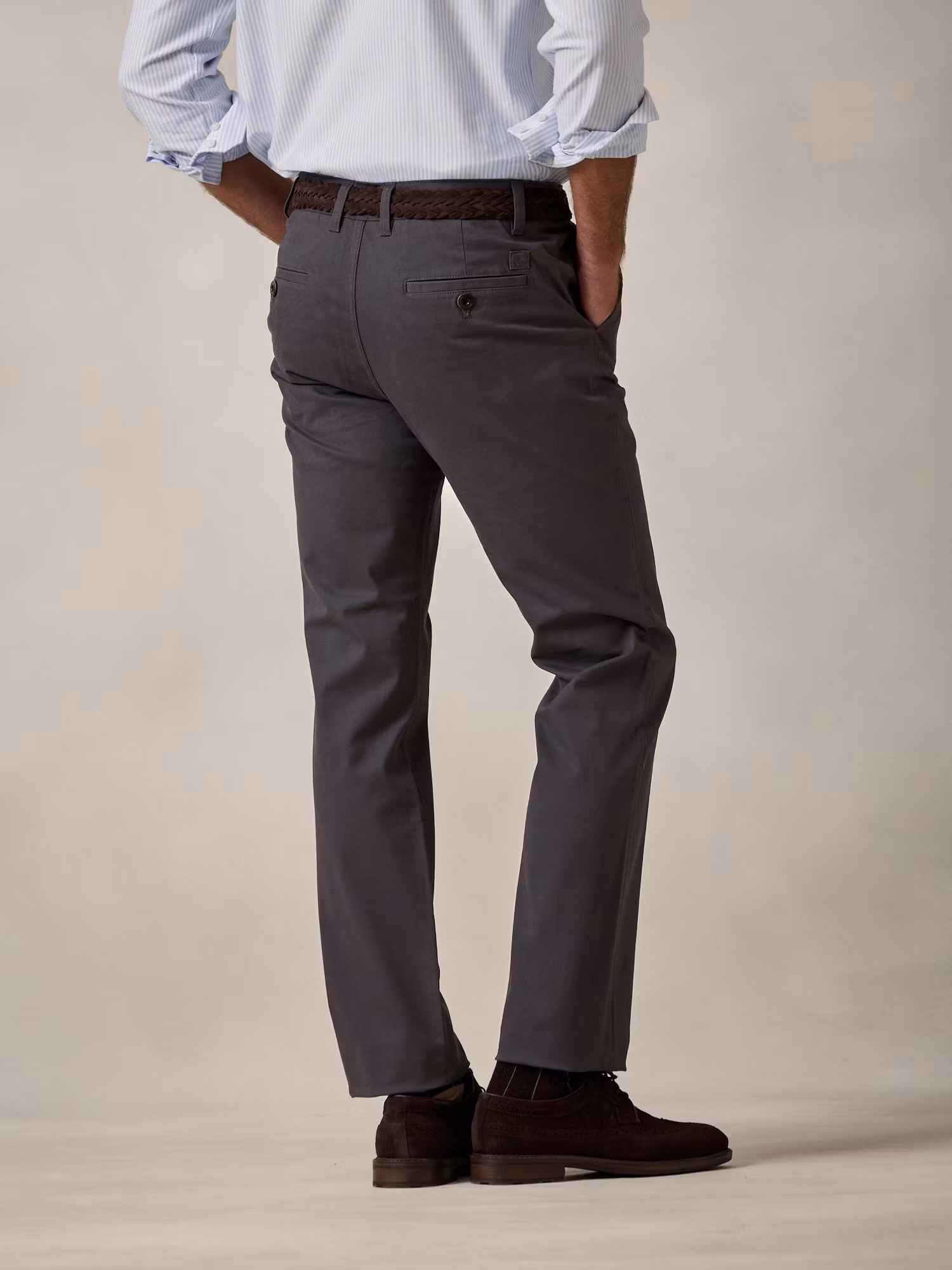 Regular Chinos | Slate Grey