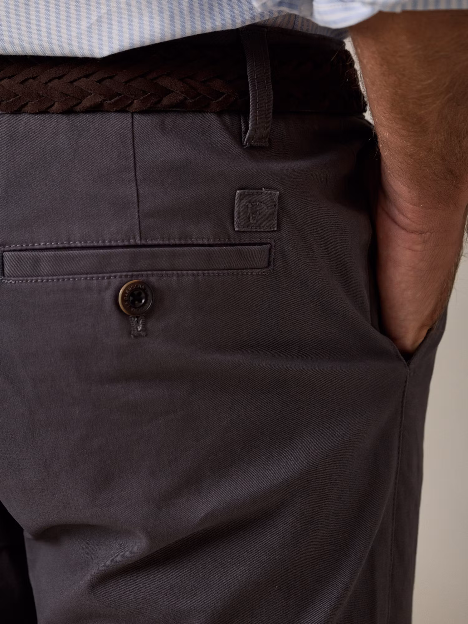 Regular Chinos | Slate Grey