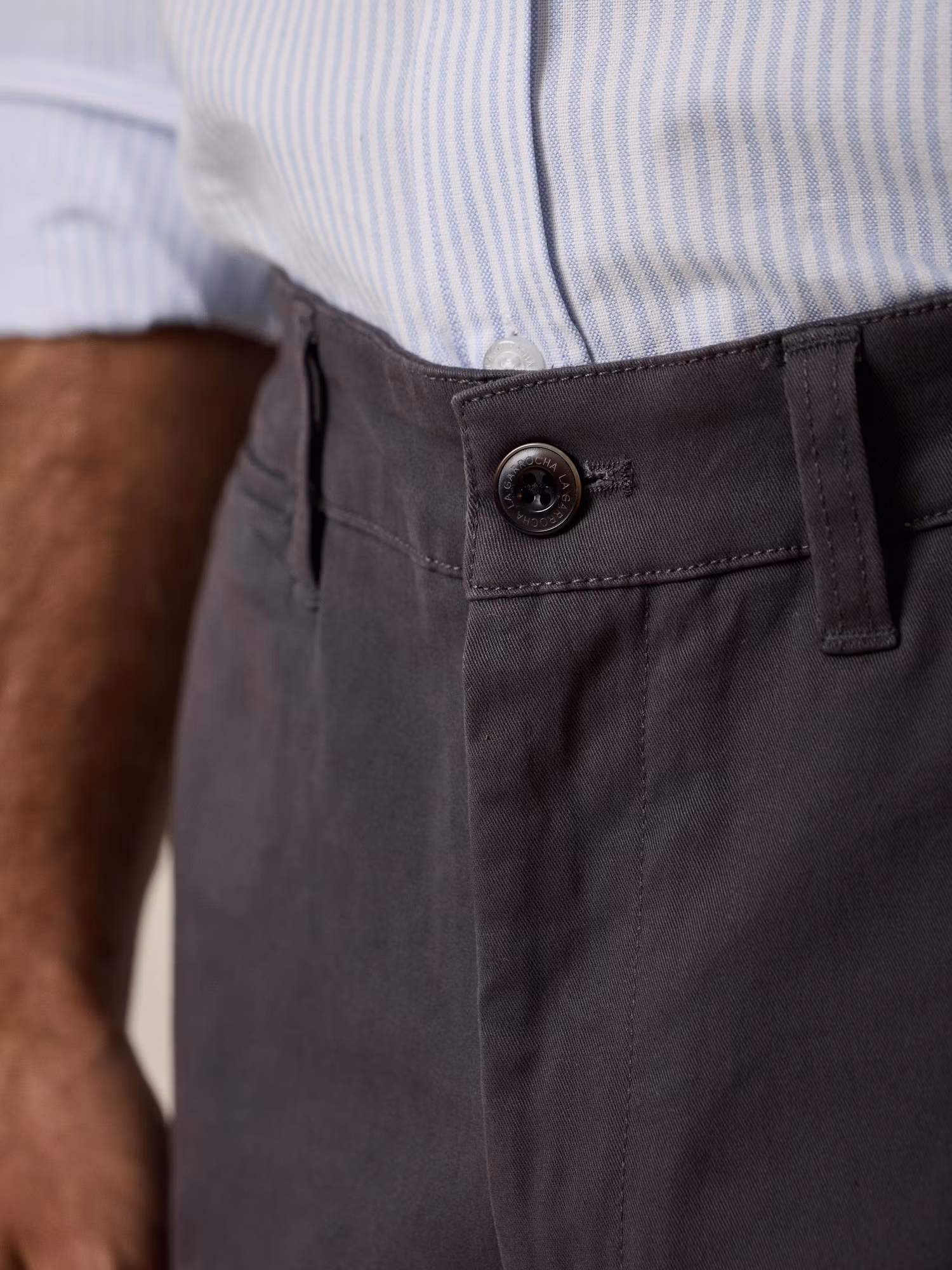 Regular Chinos | Slate Grey