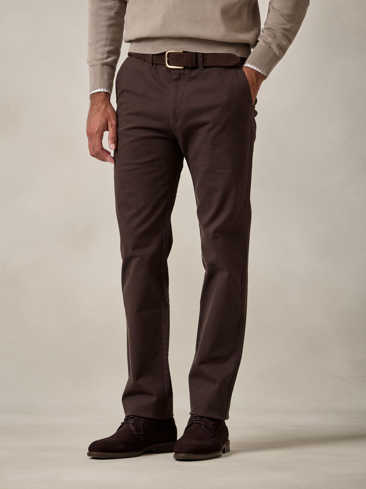 Regular Chinos | Mocha
