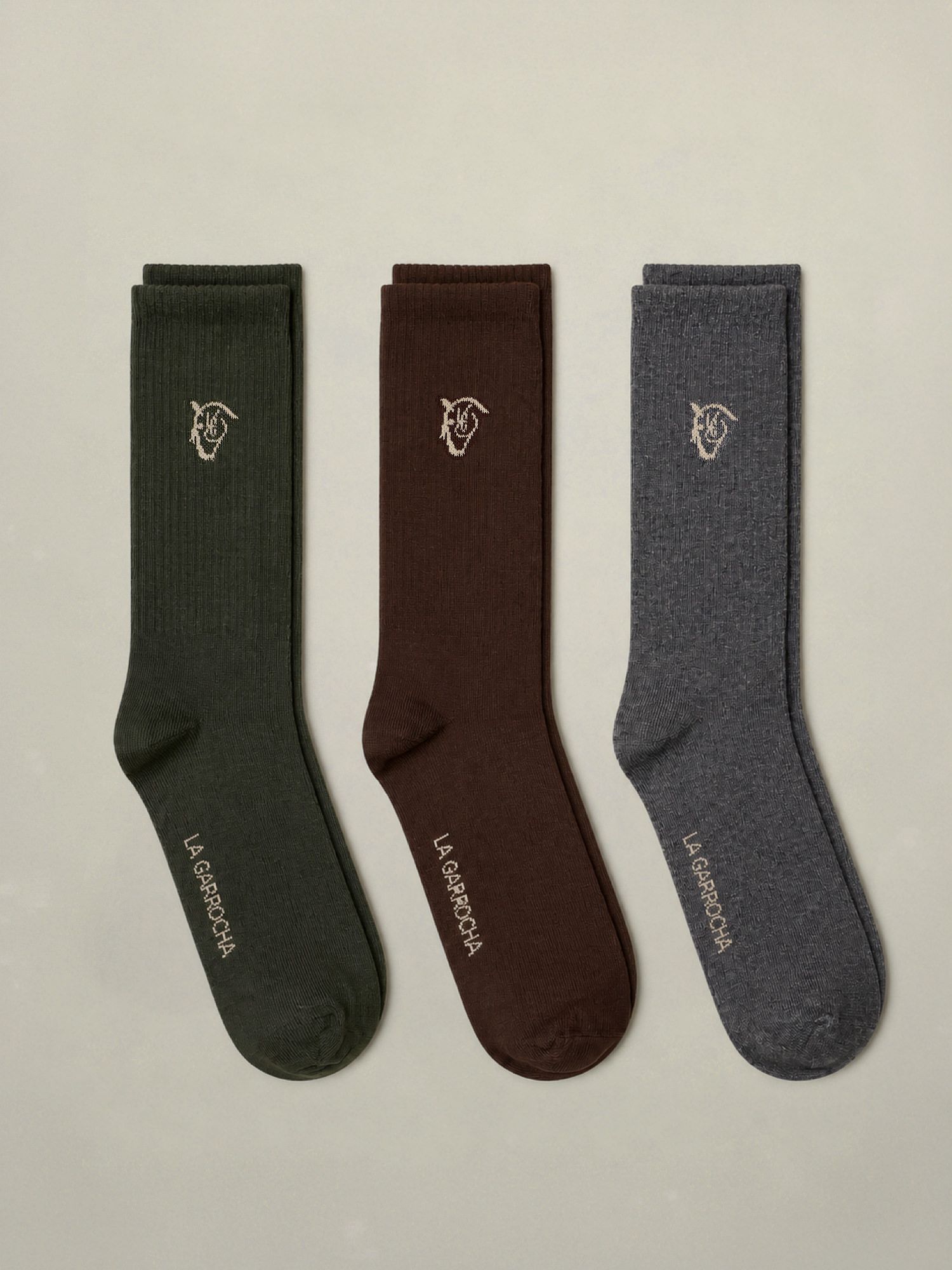 Pack 3 Calcetines Lisos Canalé | Abeto
