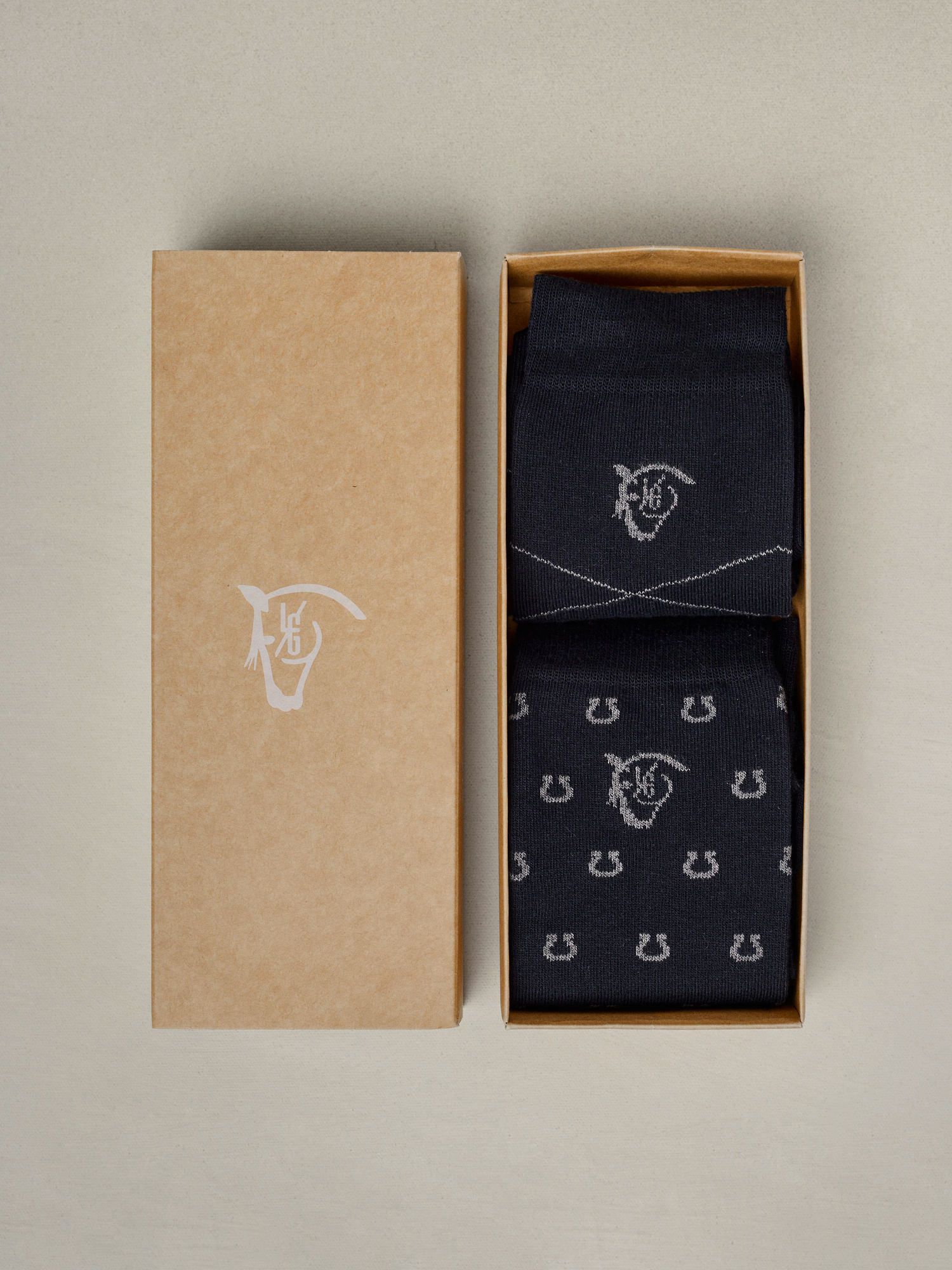 2-Pack Riding Socks | Navy Blue