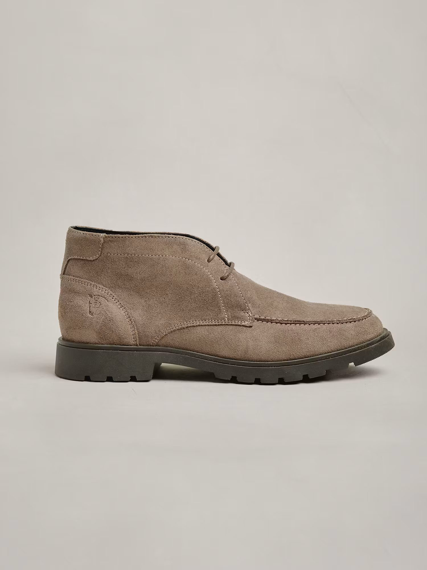 Botín Serraje Cordones | Piedra