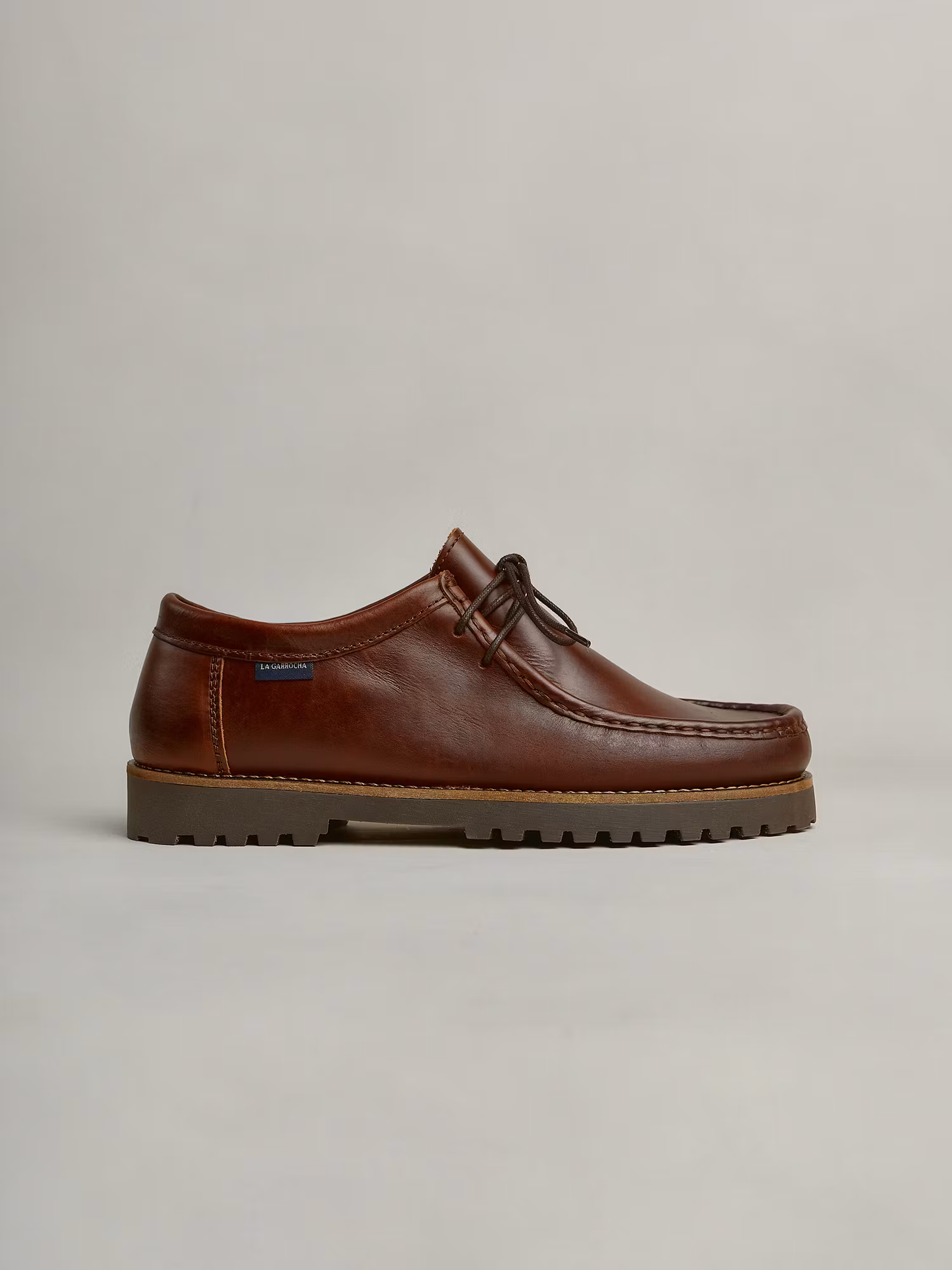 Zapato Cordones Piel | Marrón