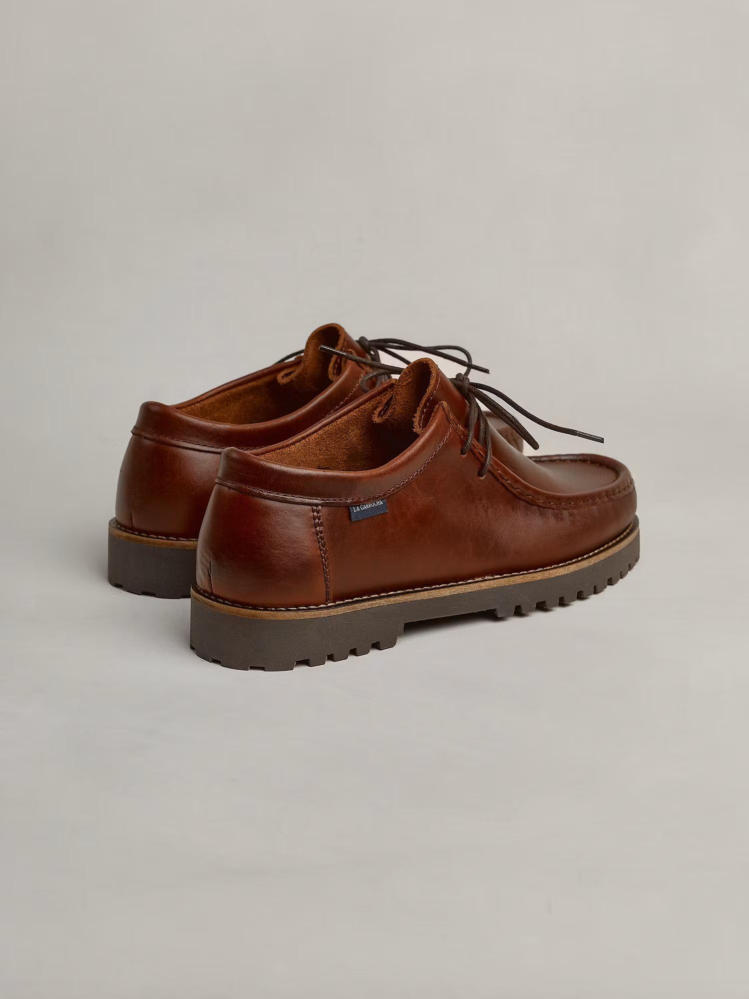 Zapato Cordones Piel | Marrón