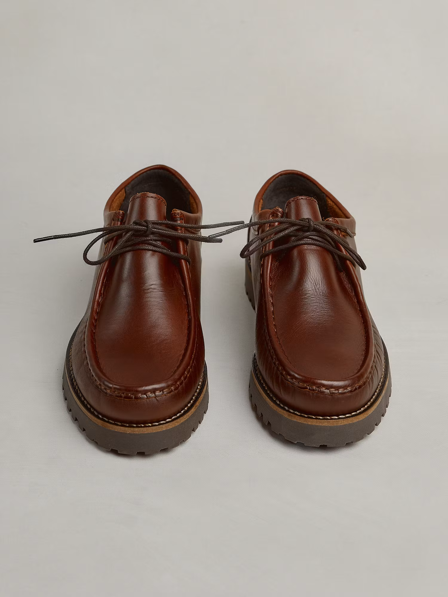 Zapato Cordones Piel | Marrón