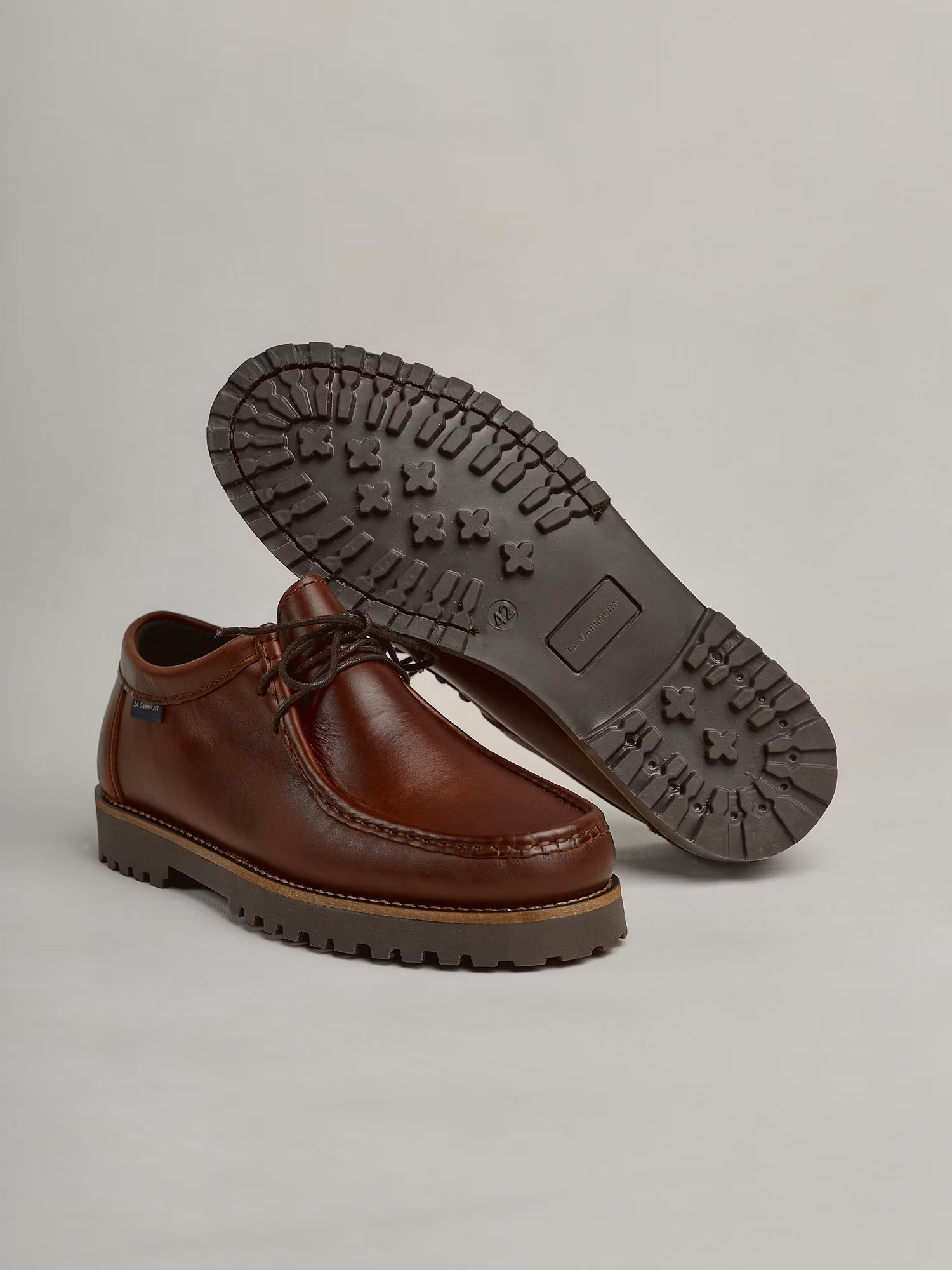 Zapato Cordones Piel | Marrón