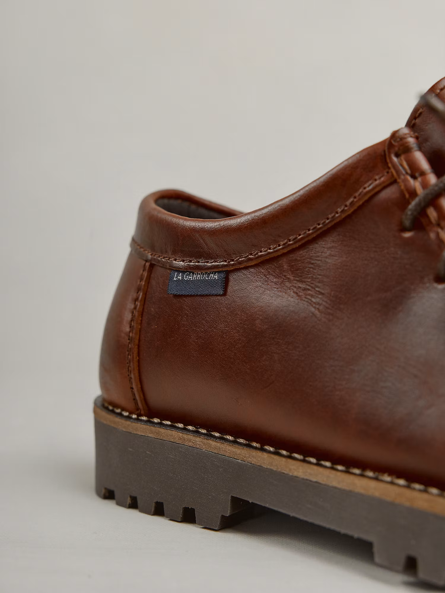 Zapato Cordones Piel | Marrón