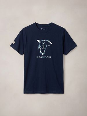 T-shirt Equitação Positiva | Azul Marinho