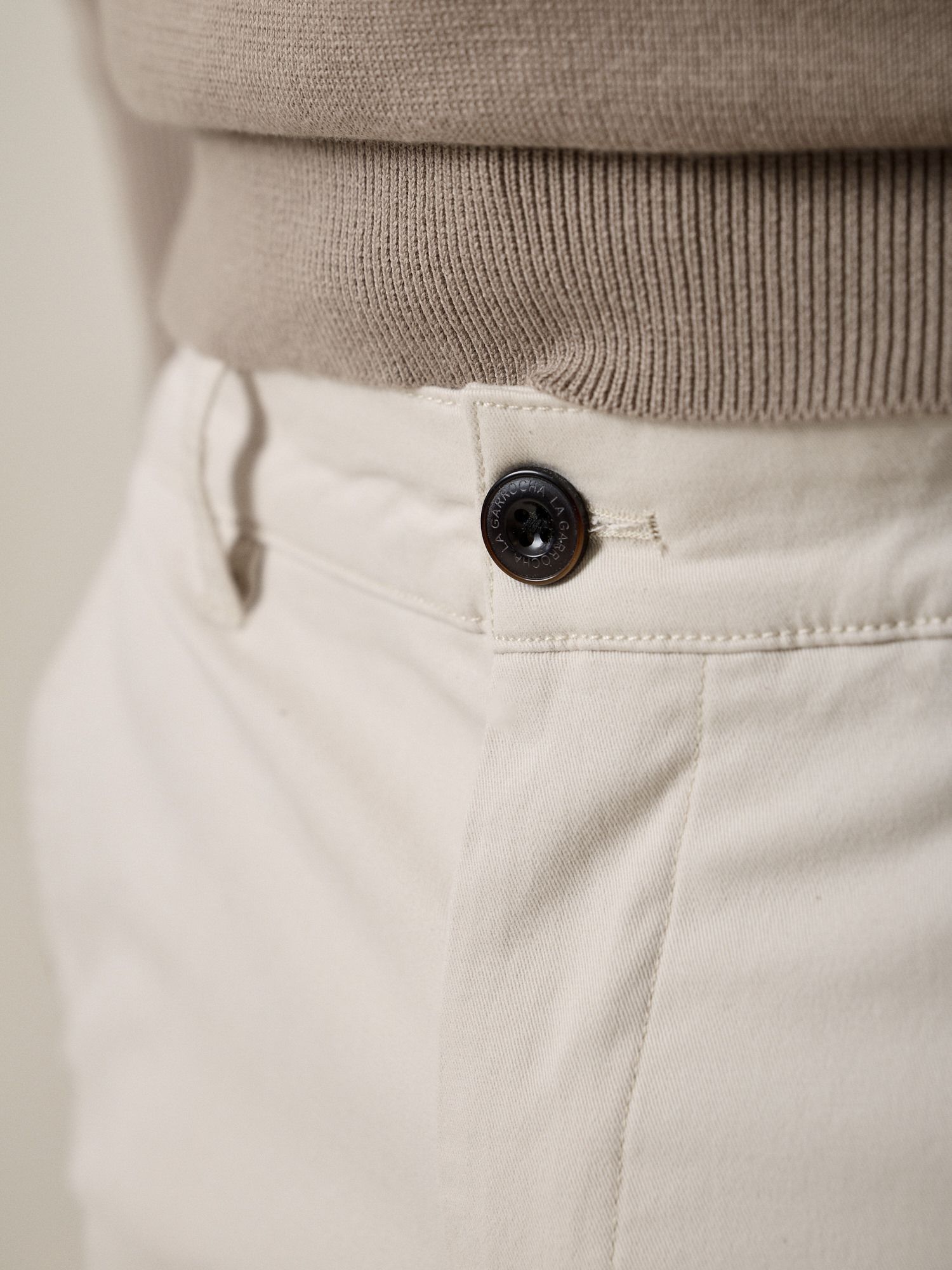 Cotton cargo trousers | Beige