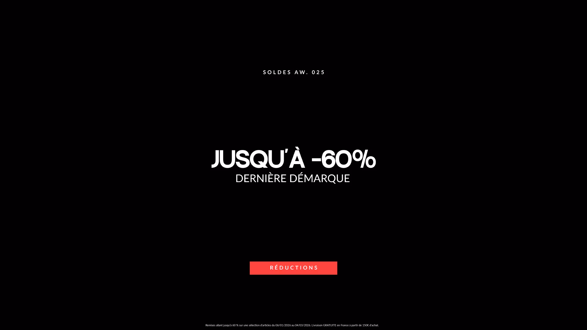 Últimos Descuentos Rebajas W25 - FR